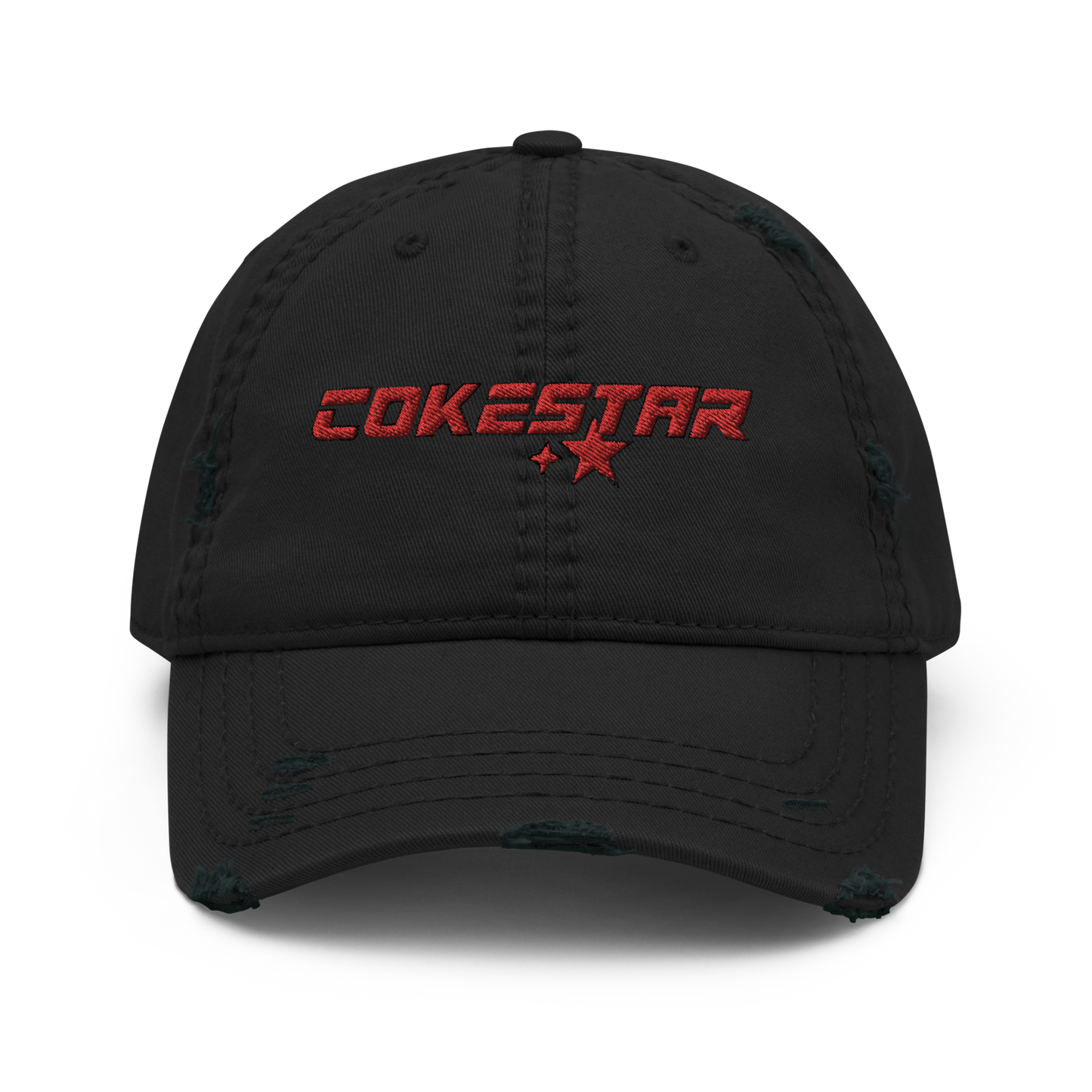 COKE STAR Distressed Dad Hat