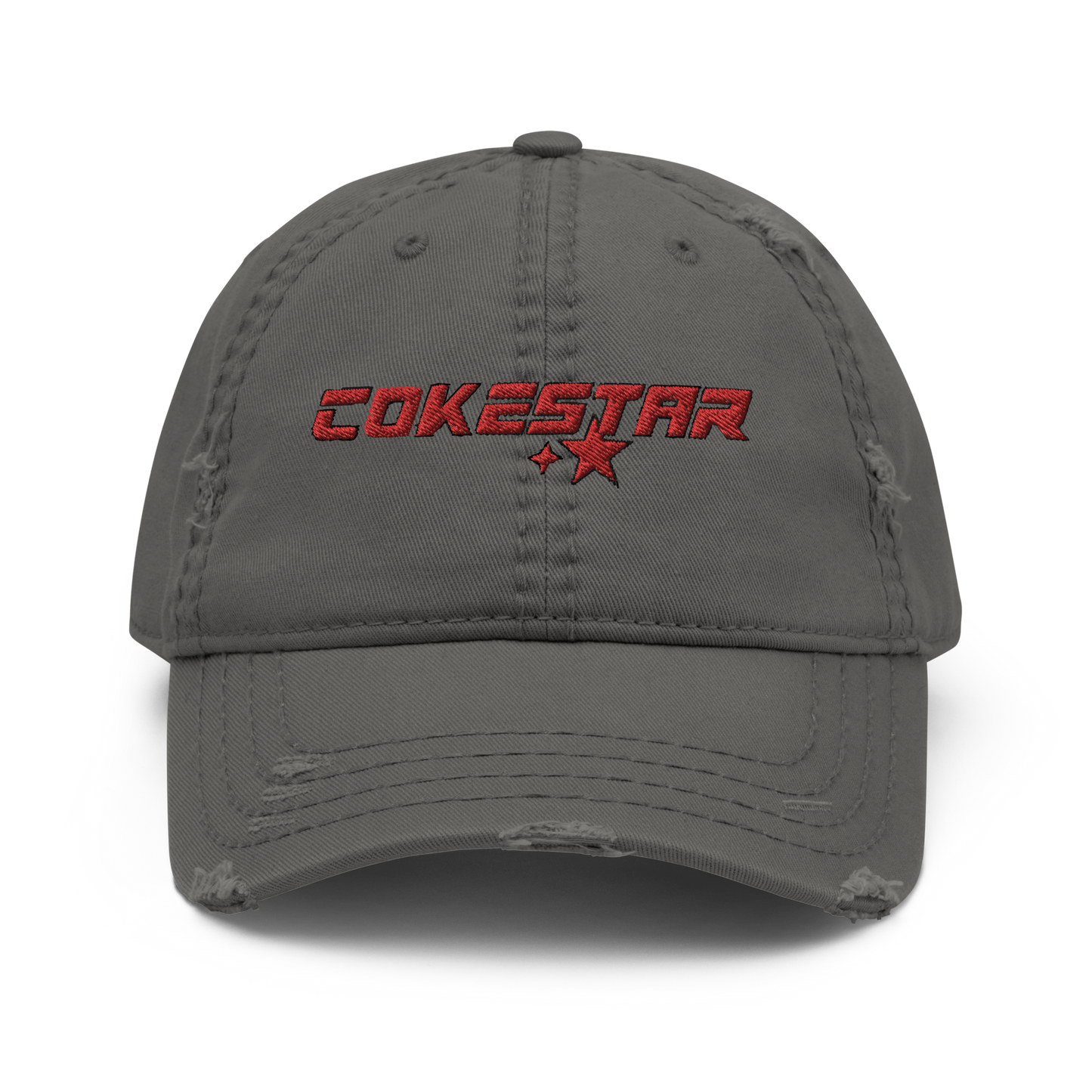 COKE STAR Distressed Dad Hat