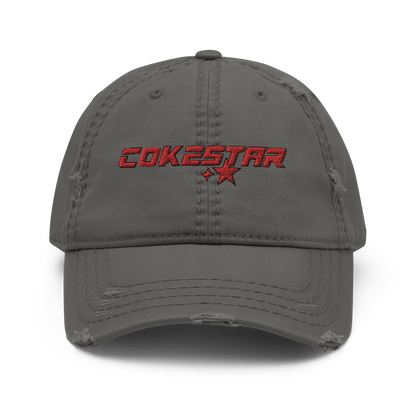 COKE STAR Distressed Dad Hat